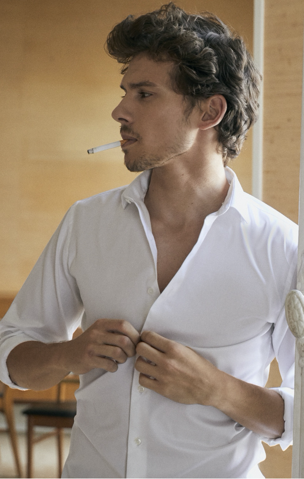Chemise twill blanche